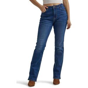 Wrangler Women's High Rise Bold Boot Jeans Crimson 18-30 US Short  (34Wx30L)